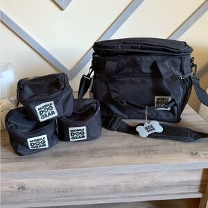 Black Travel Bag Set